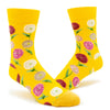 Vivid Floret Men's Dress Socks